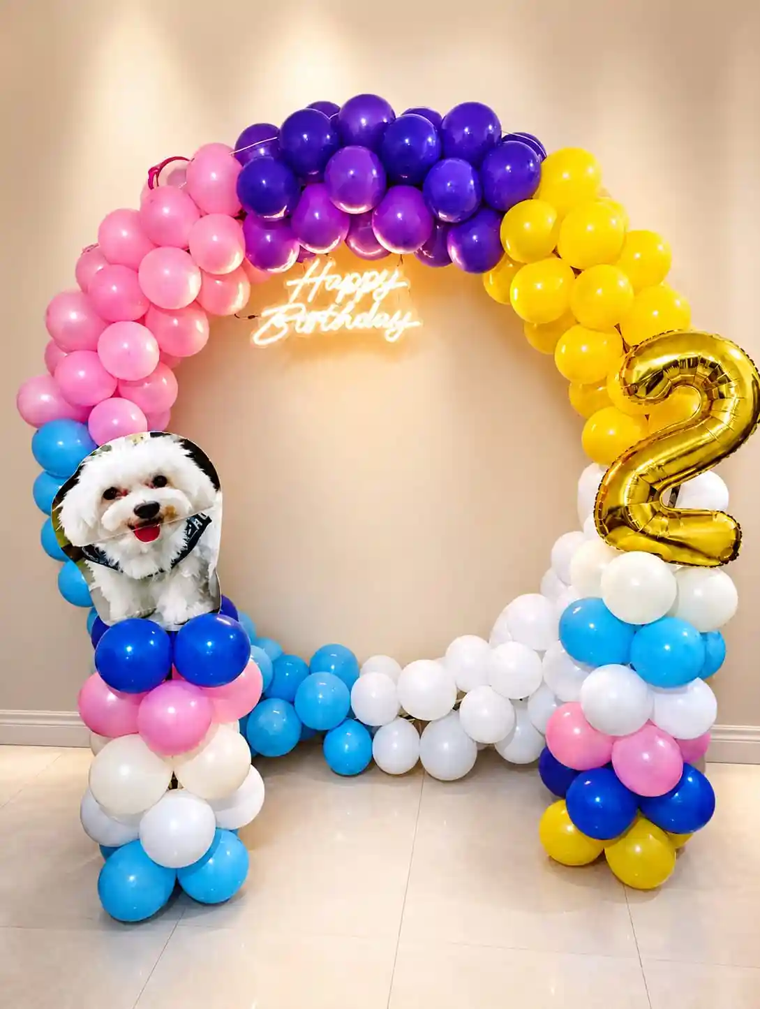 Pawty Pet Birthday Ring Decor